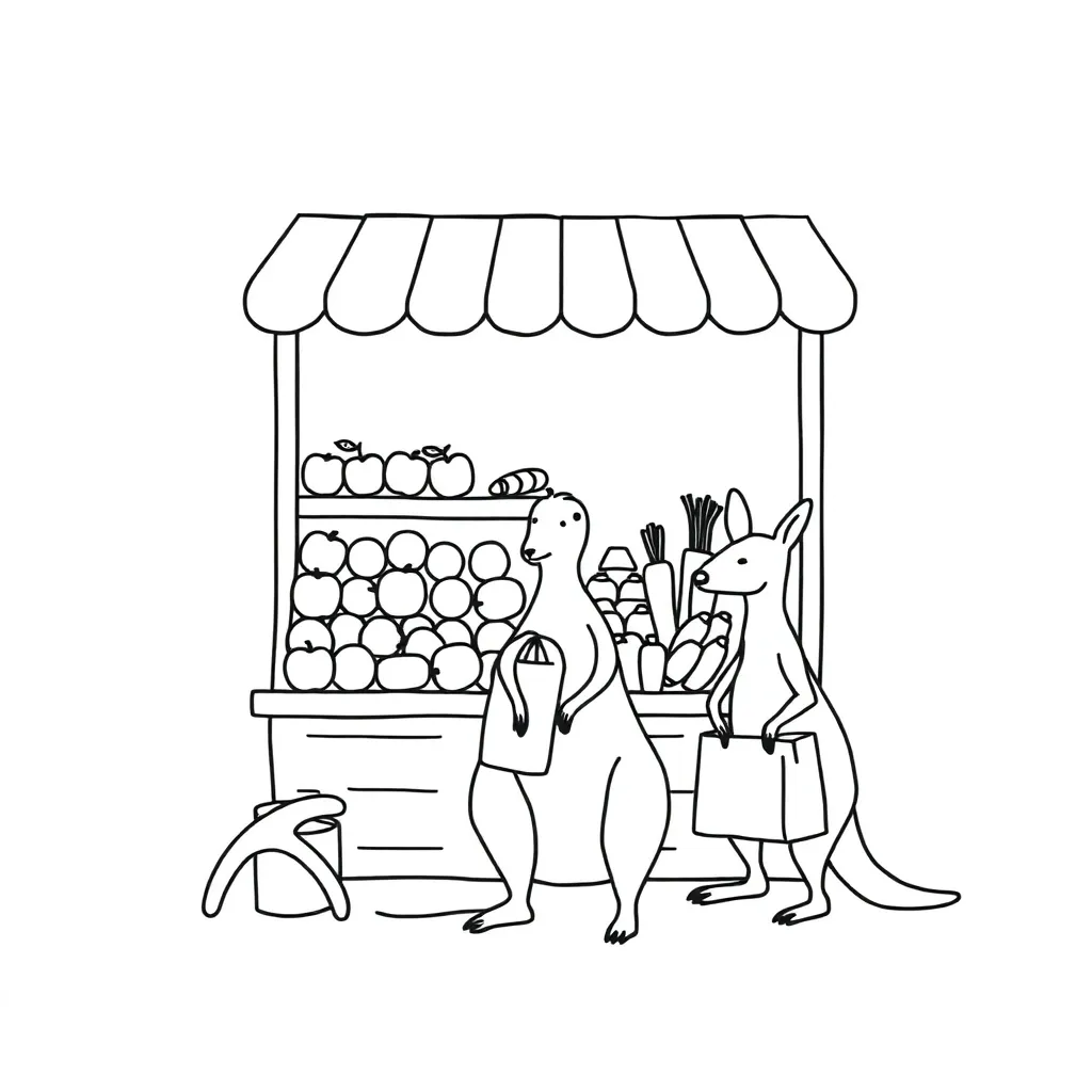 Shopping and price comparison illustration