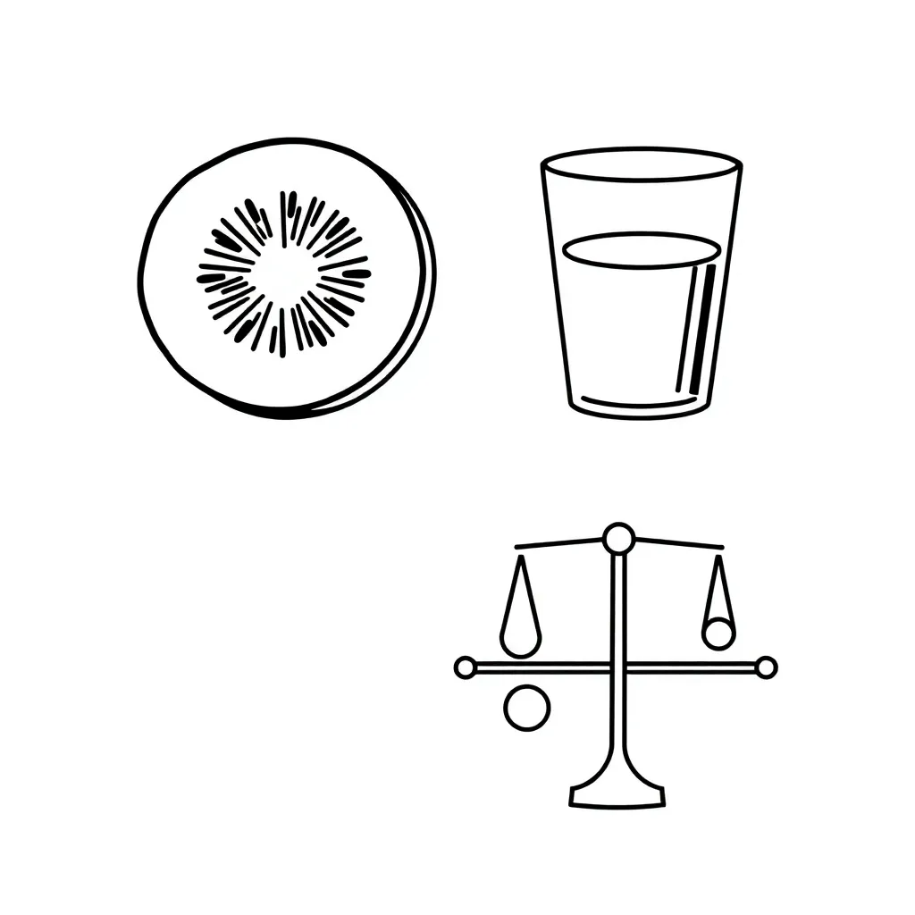 Mathematical symbols and fractions illustration