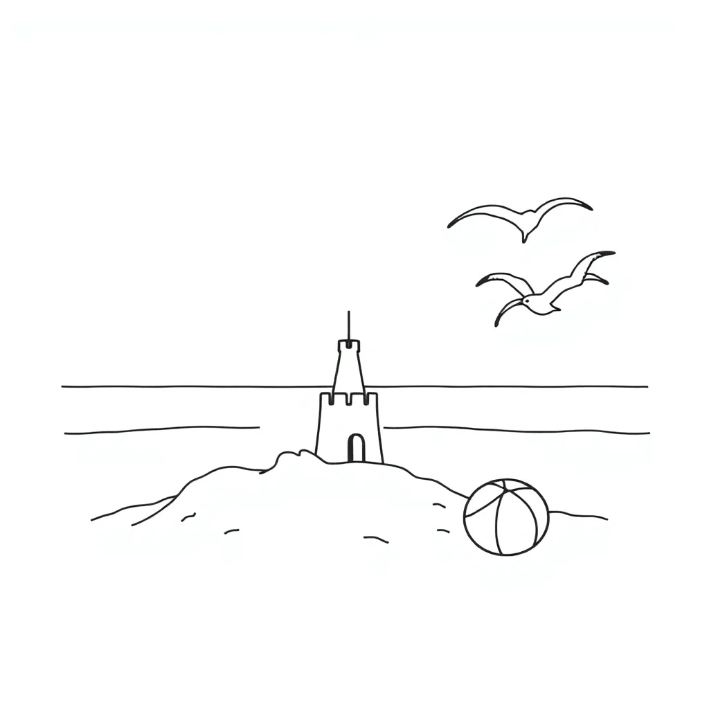 Summer activities illustration