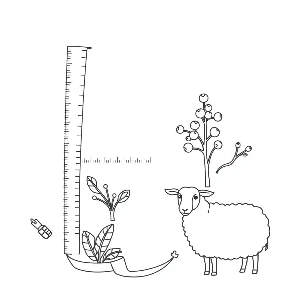 Measurement tools including ruler, protractor, and measuring tape