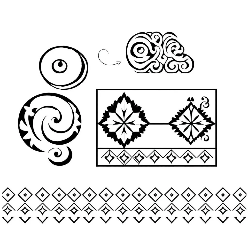 Traditional Māori patterns and designs