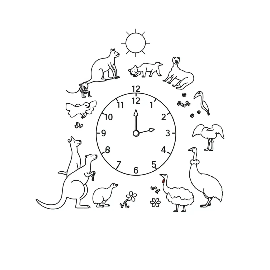 Train timetable illustration