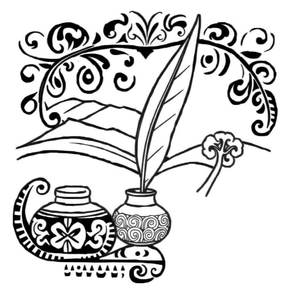 Writing and stylistic features illustration
