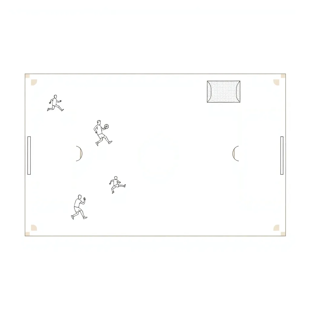 Football skills illustration
