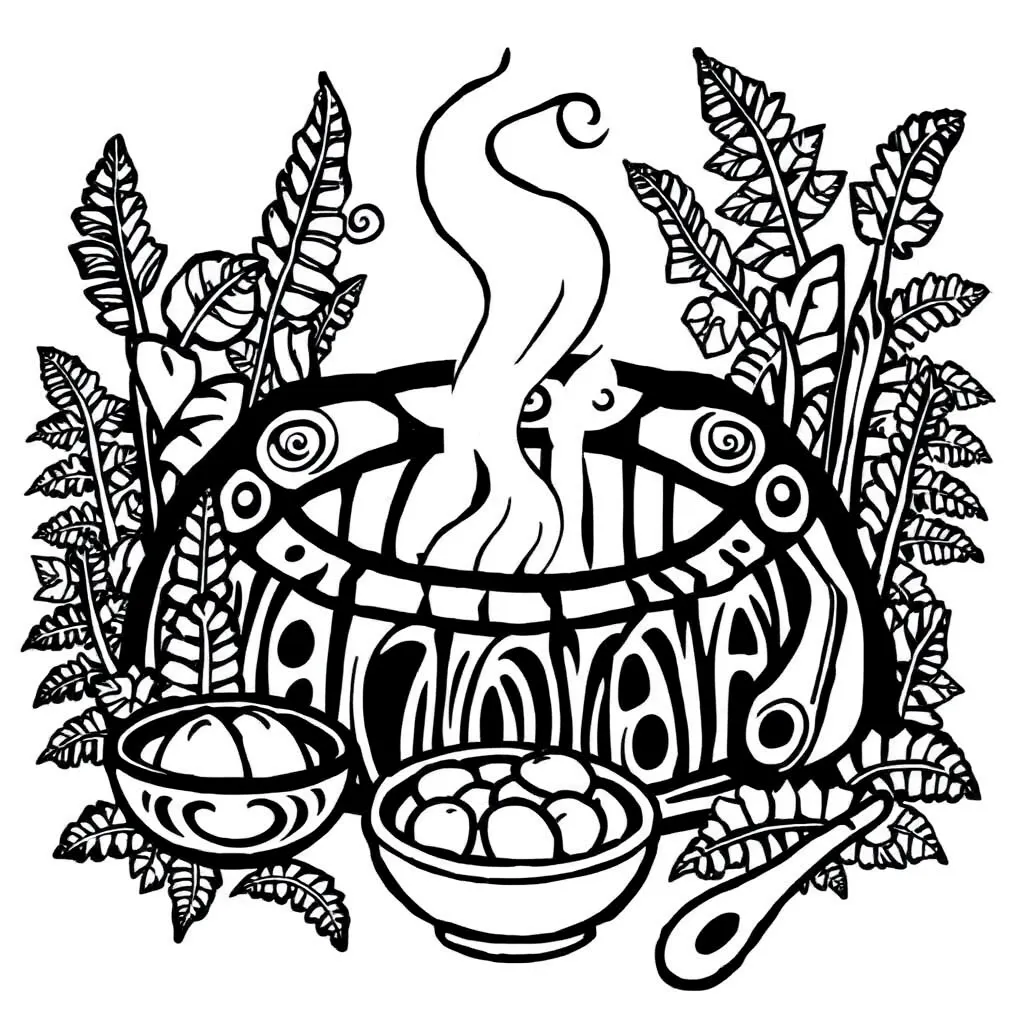 Culinary herbs and cooking utensils