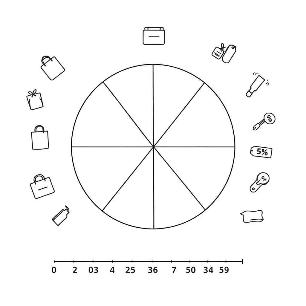 Fractions, decimals and percentages illustration