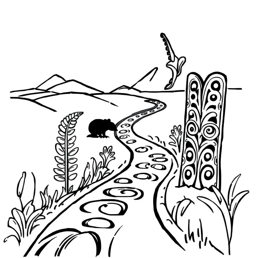 Civil rights march illustration