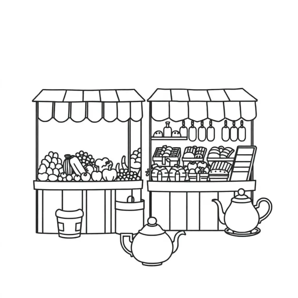 Business profit calculation illustration