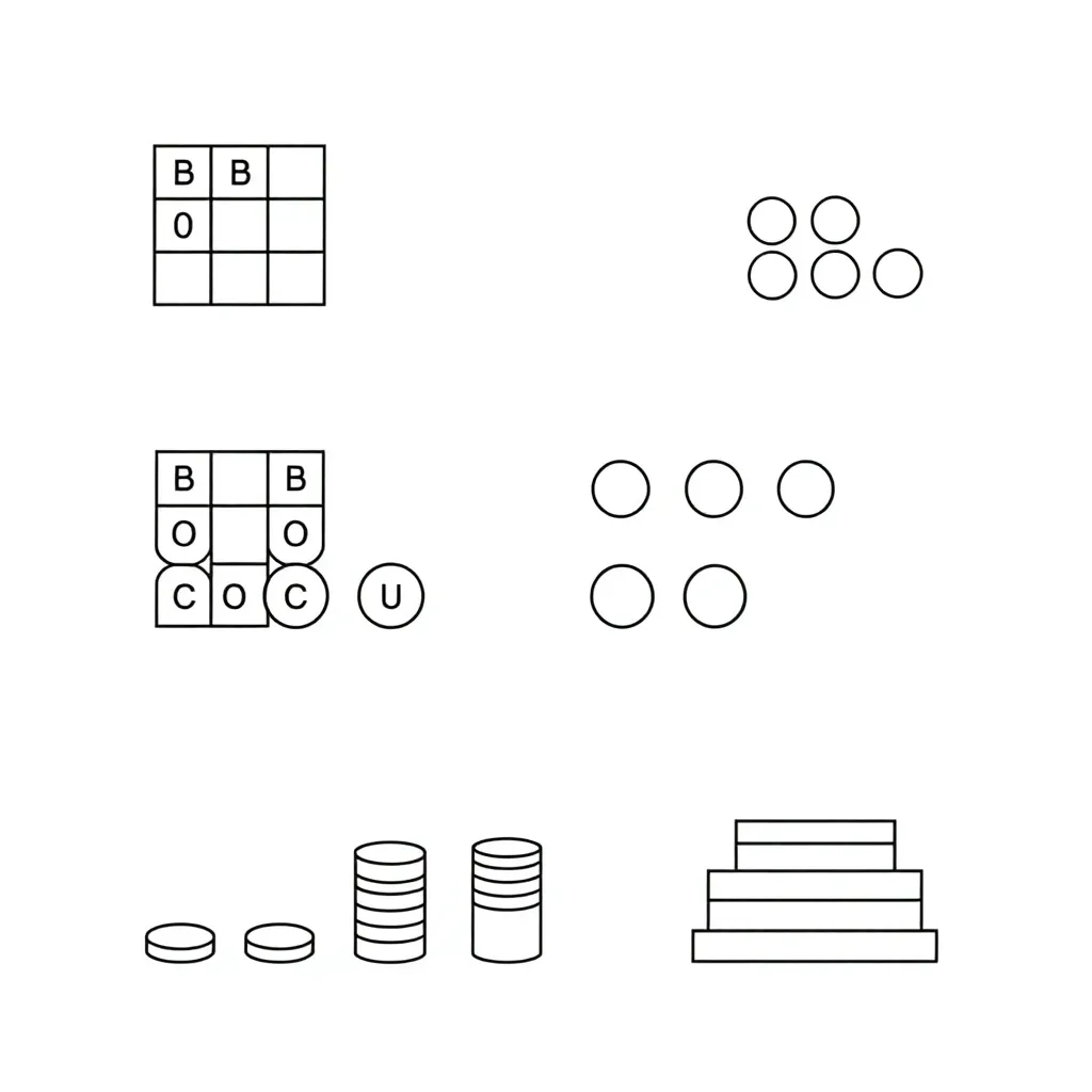 Base ten blocks illustration
