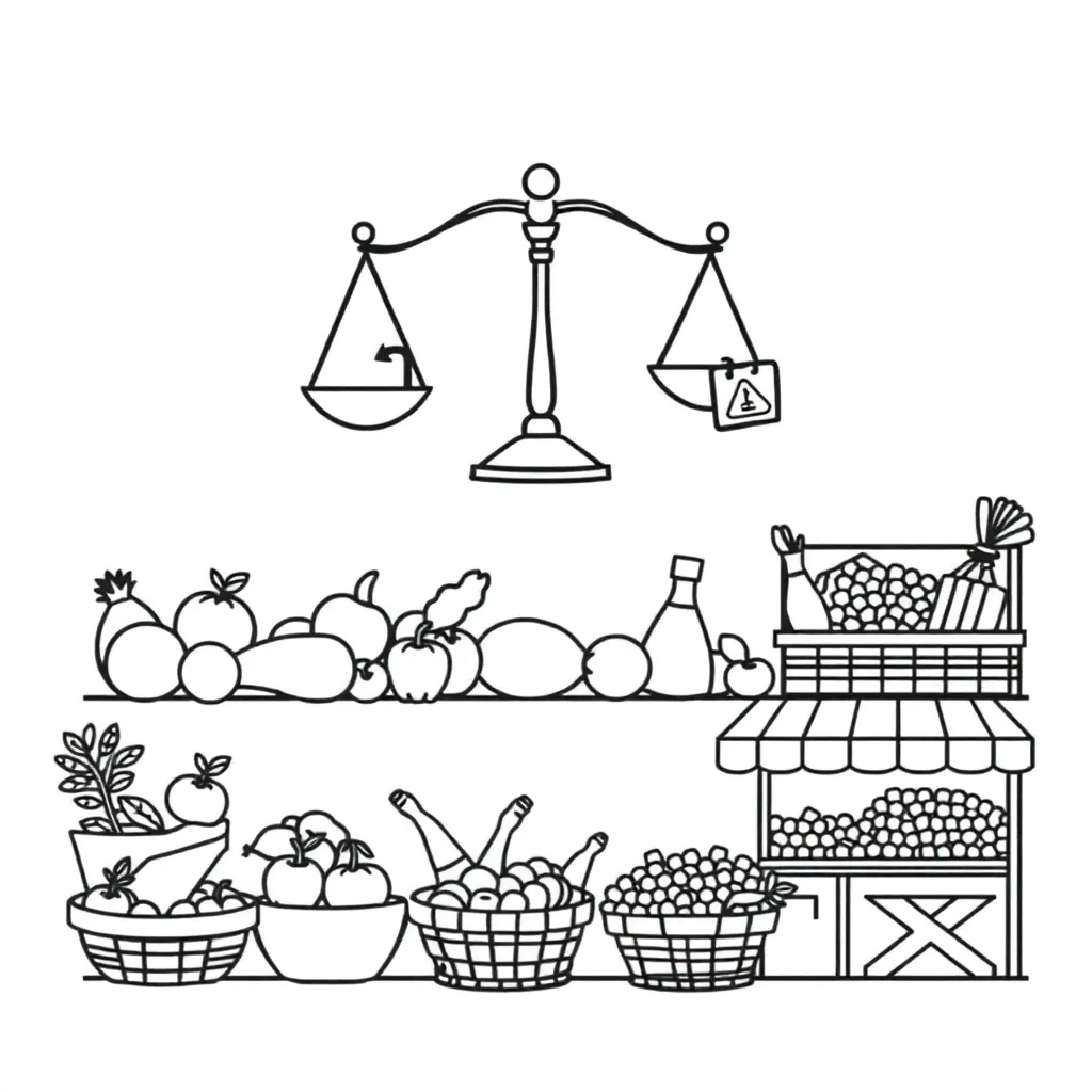 Economics concepts illustration