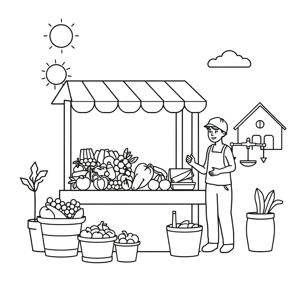 Economics concept illustration