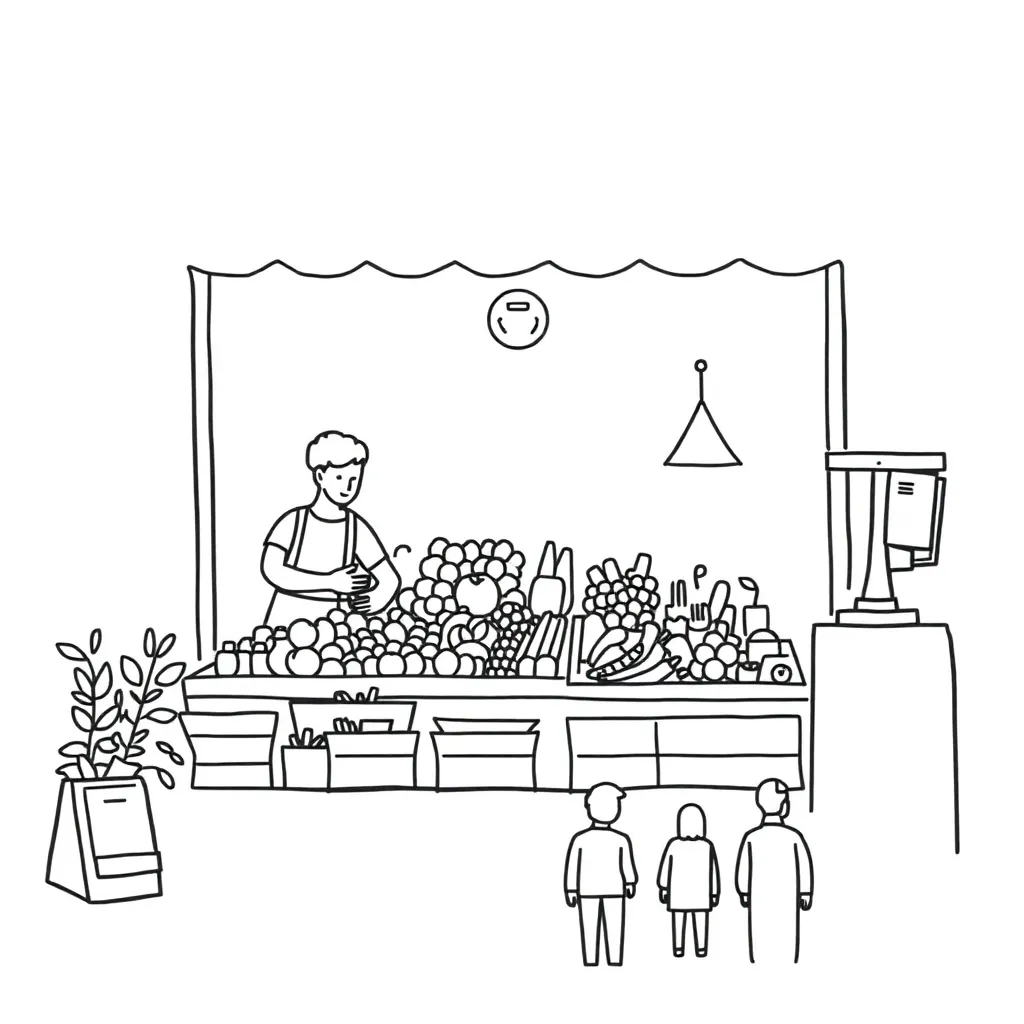 Economics crossword illustration