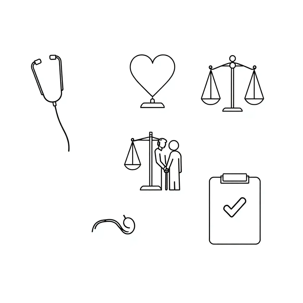 Medical ethics illustration