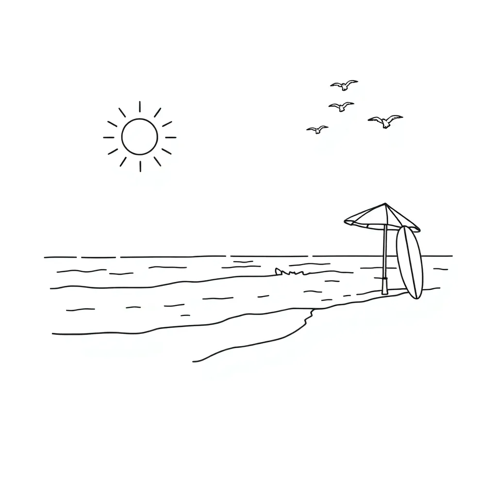 Holiday story planning illustration