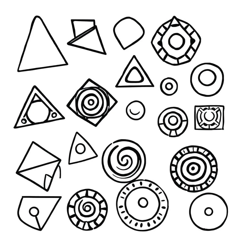 Geometric shapes illustration
