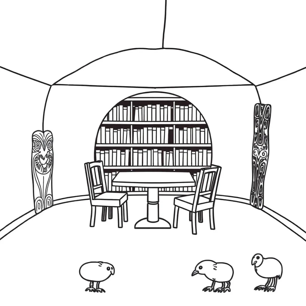 Underground bunker illustration