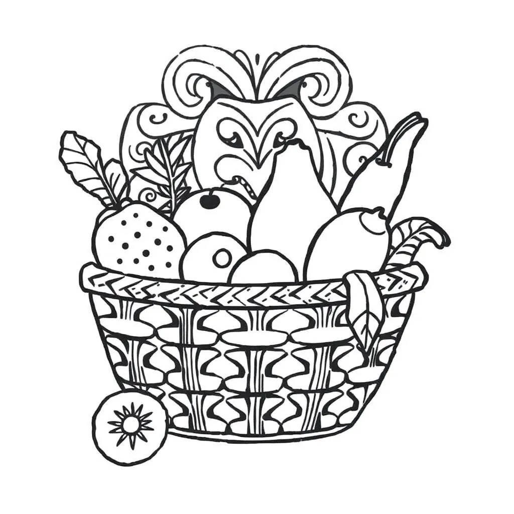 Healthy food groups illustration