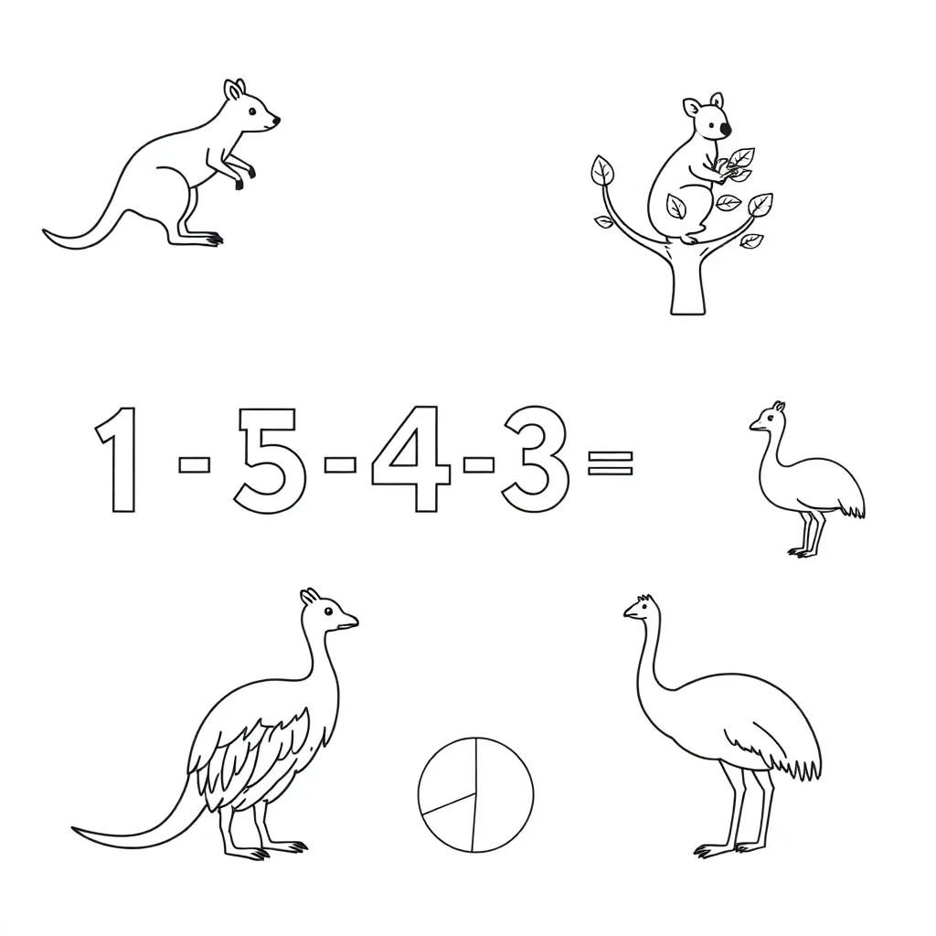 Mathematical symbols and numbers floating around a calculator
