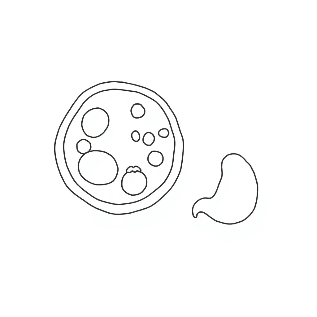 Cell structure and body systems diagram