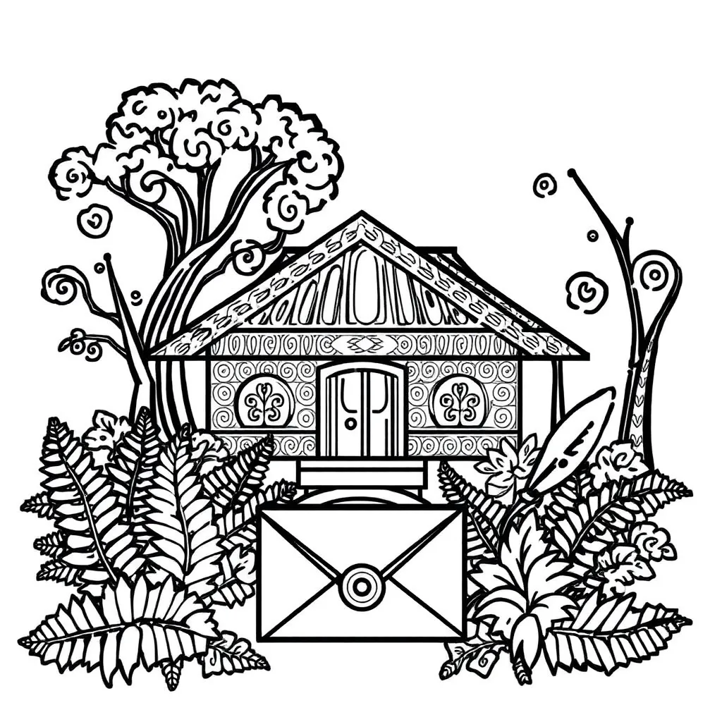 Email writing illustration