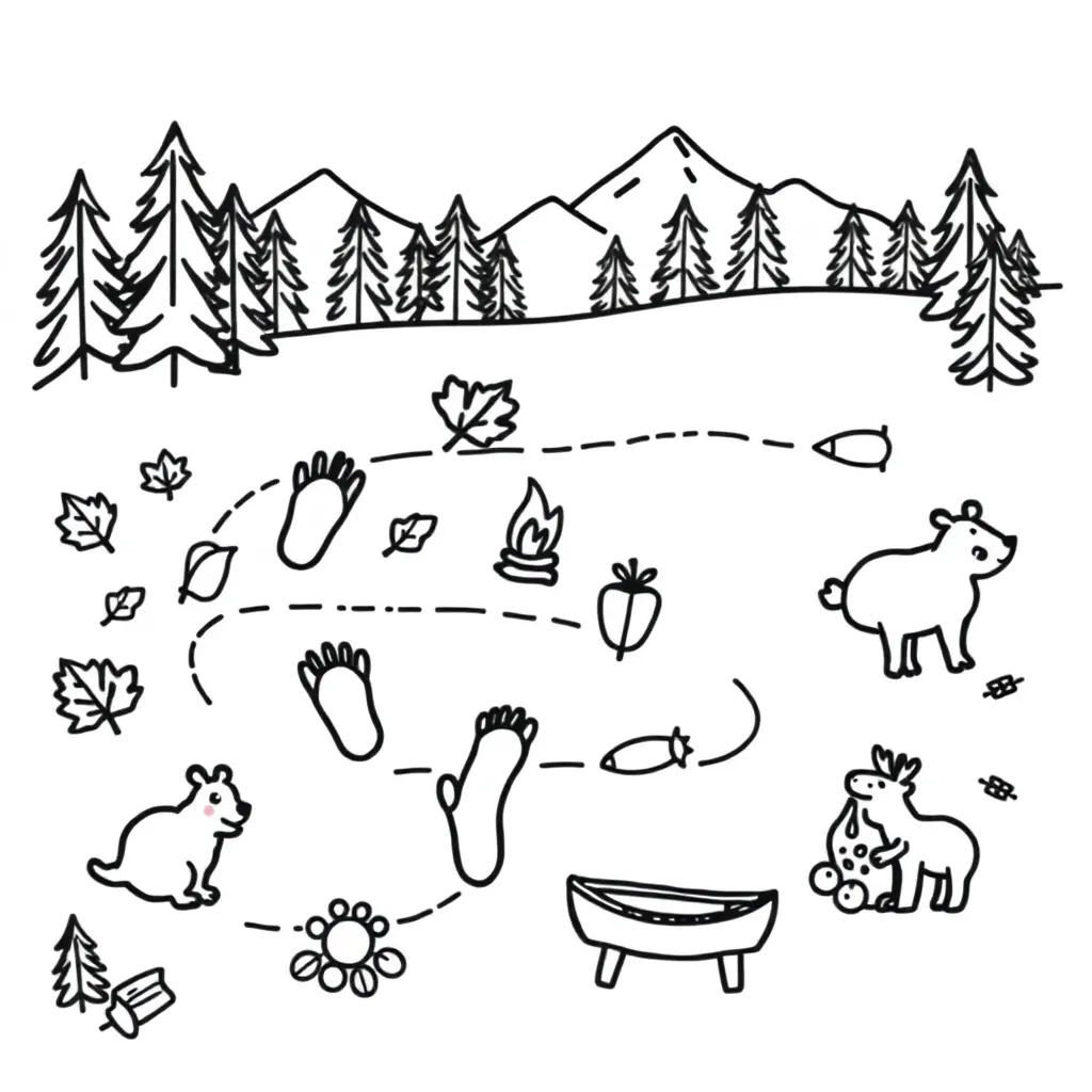 Students counting with traditional tokens