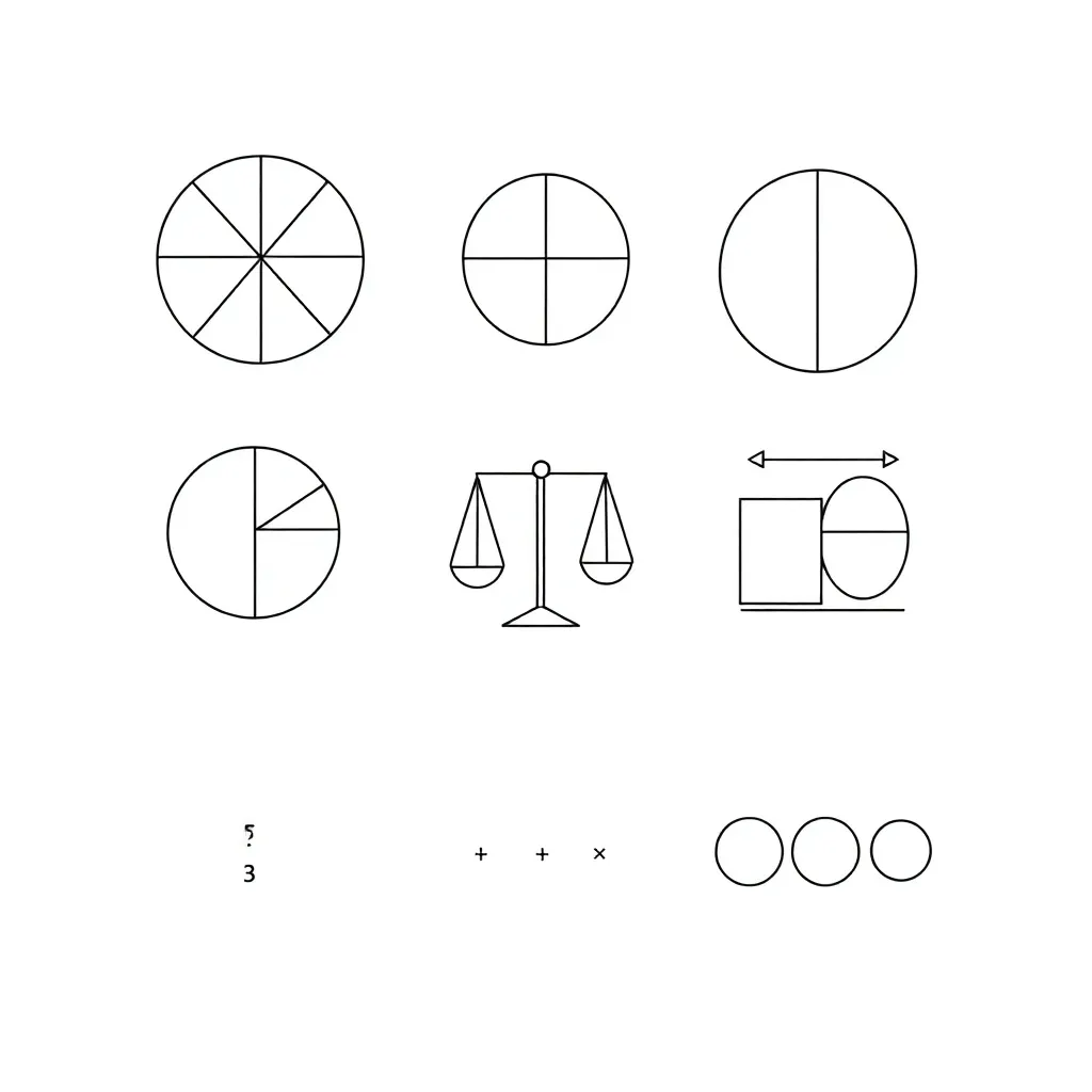 Fractions illustration