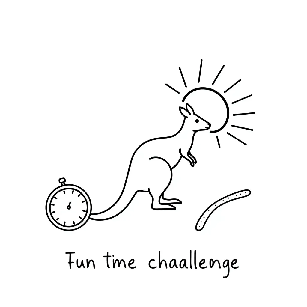 Amazing race stopwatch and clock illustration