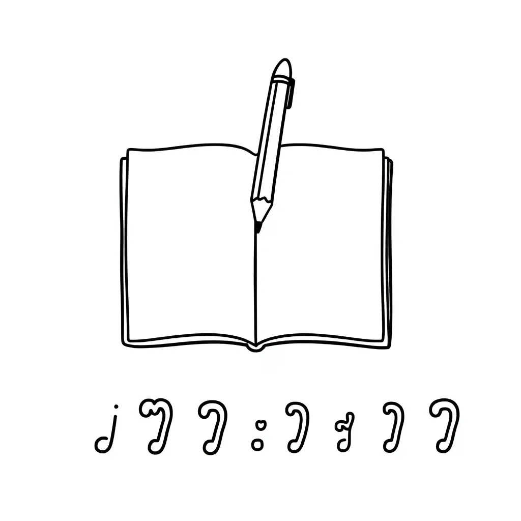 Grammar worksheet illustration