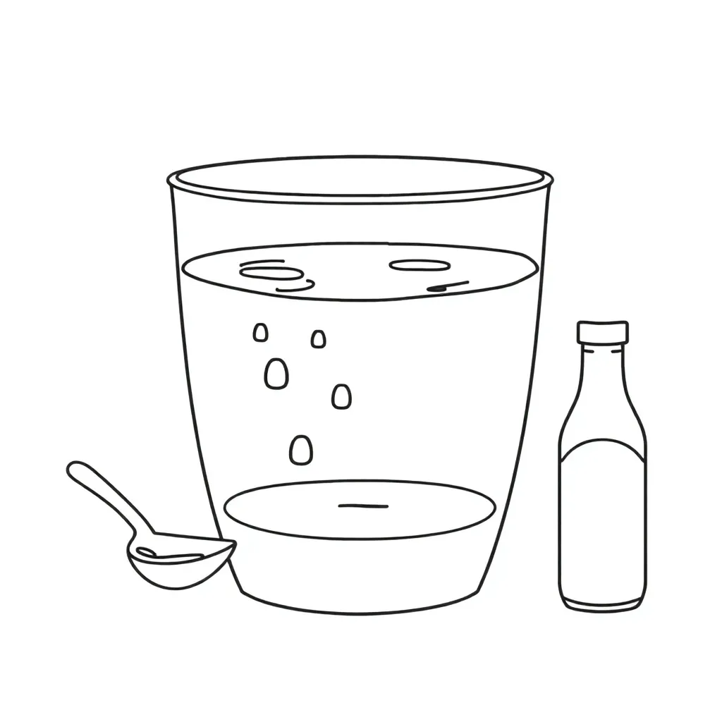 Oil and water separation experiment
