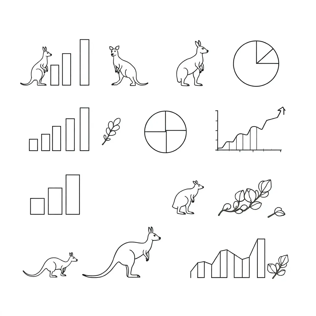 Charts and graphs illustration