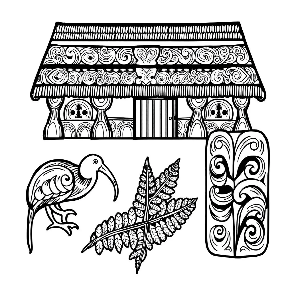 World cultures illustration showing diverse people and landmarks