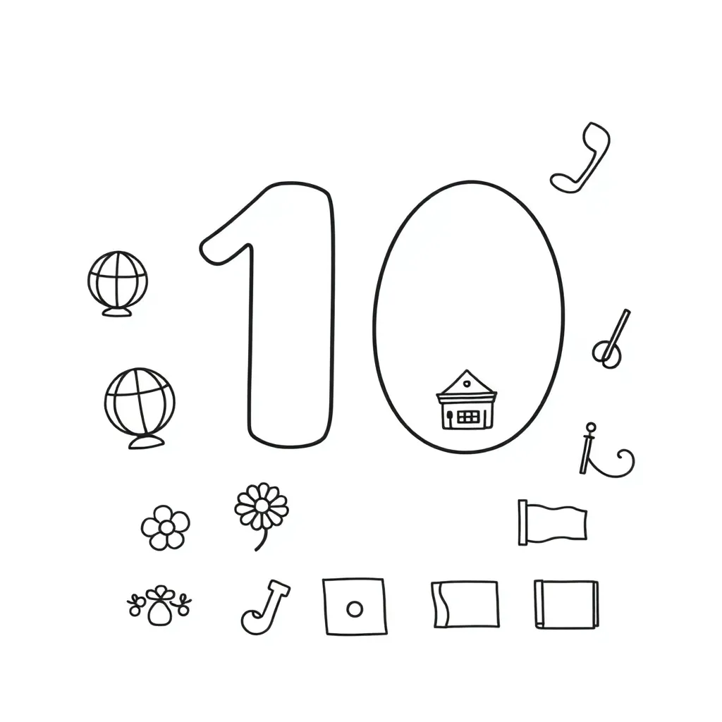 Base ten blocks illustration