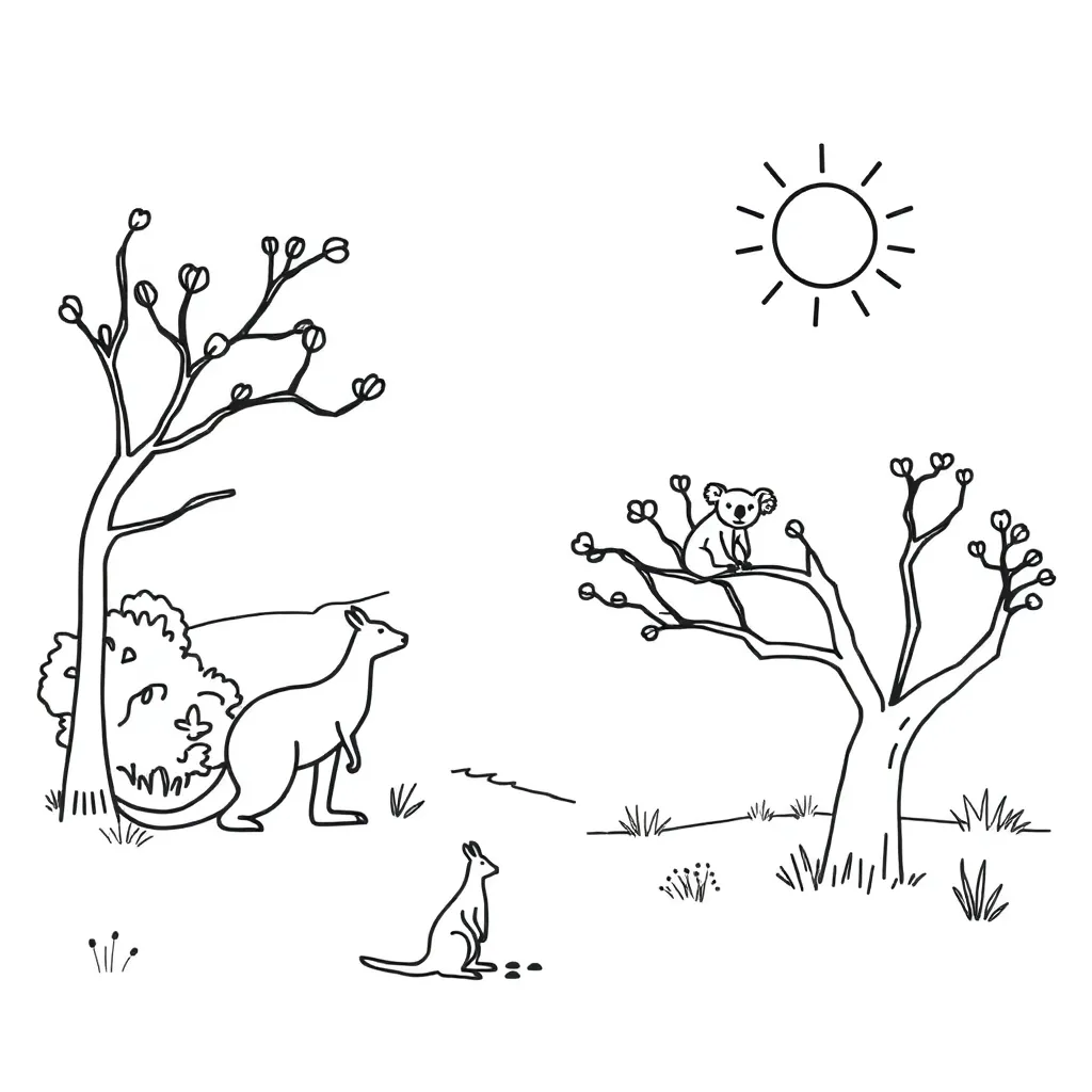 Environmental systems diagram showing interconnected biotic and abiotic components