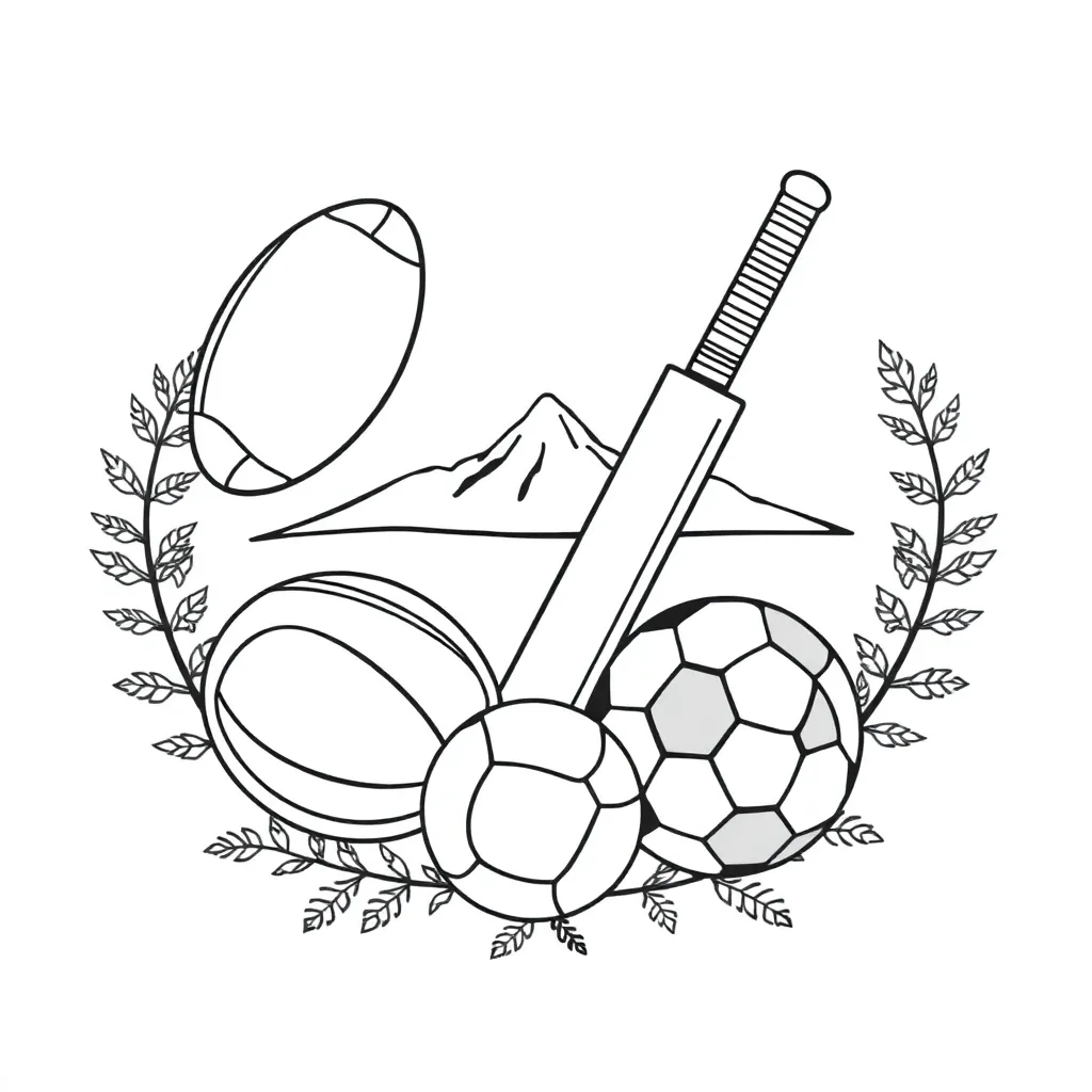 Sports and integer operations illustration