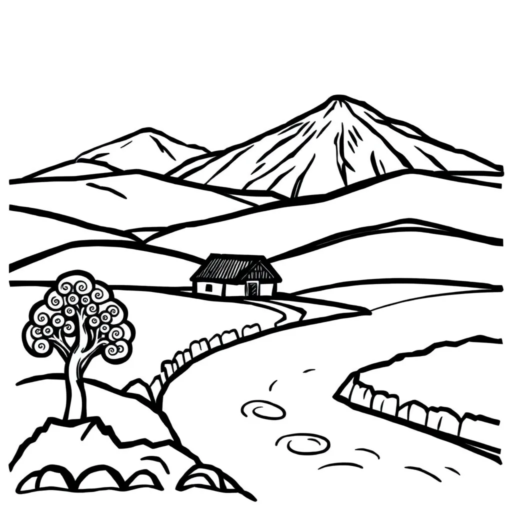 Narrative setting illustration