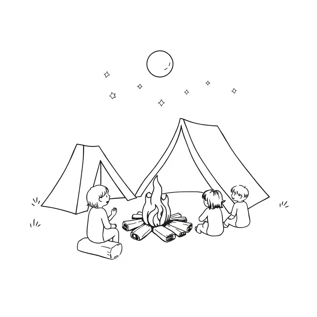 Basketball and story book illustration