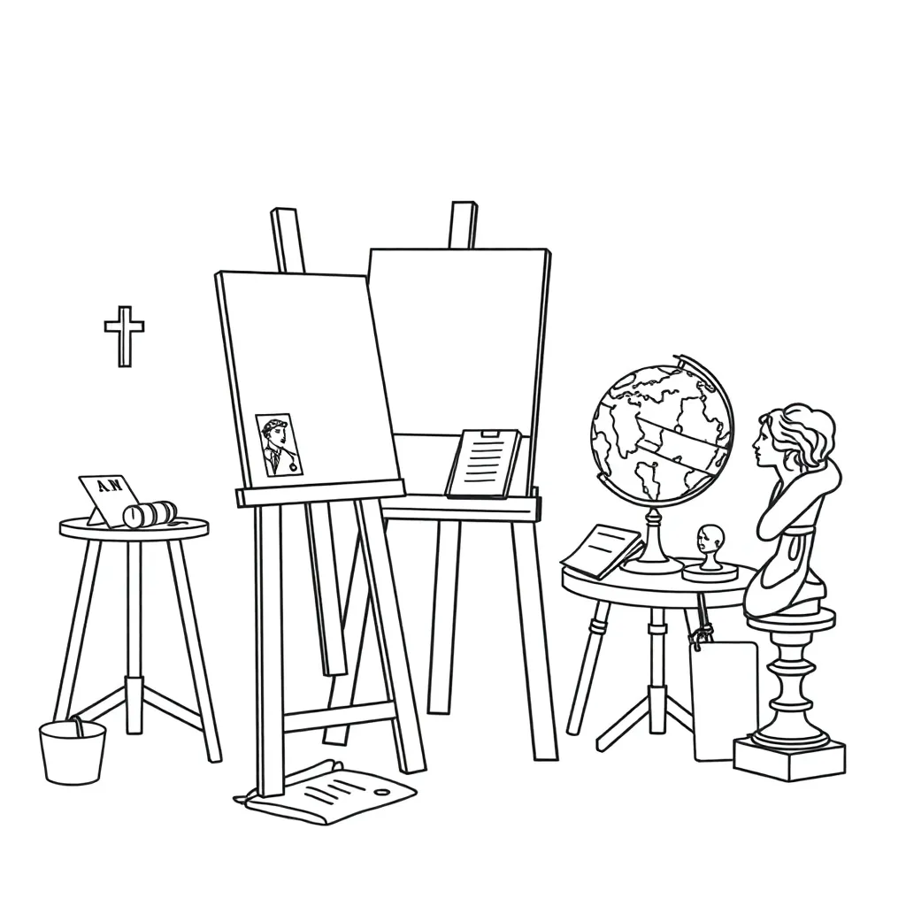 Leonardo da Vinci's Vitruvian Man drawing