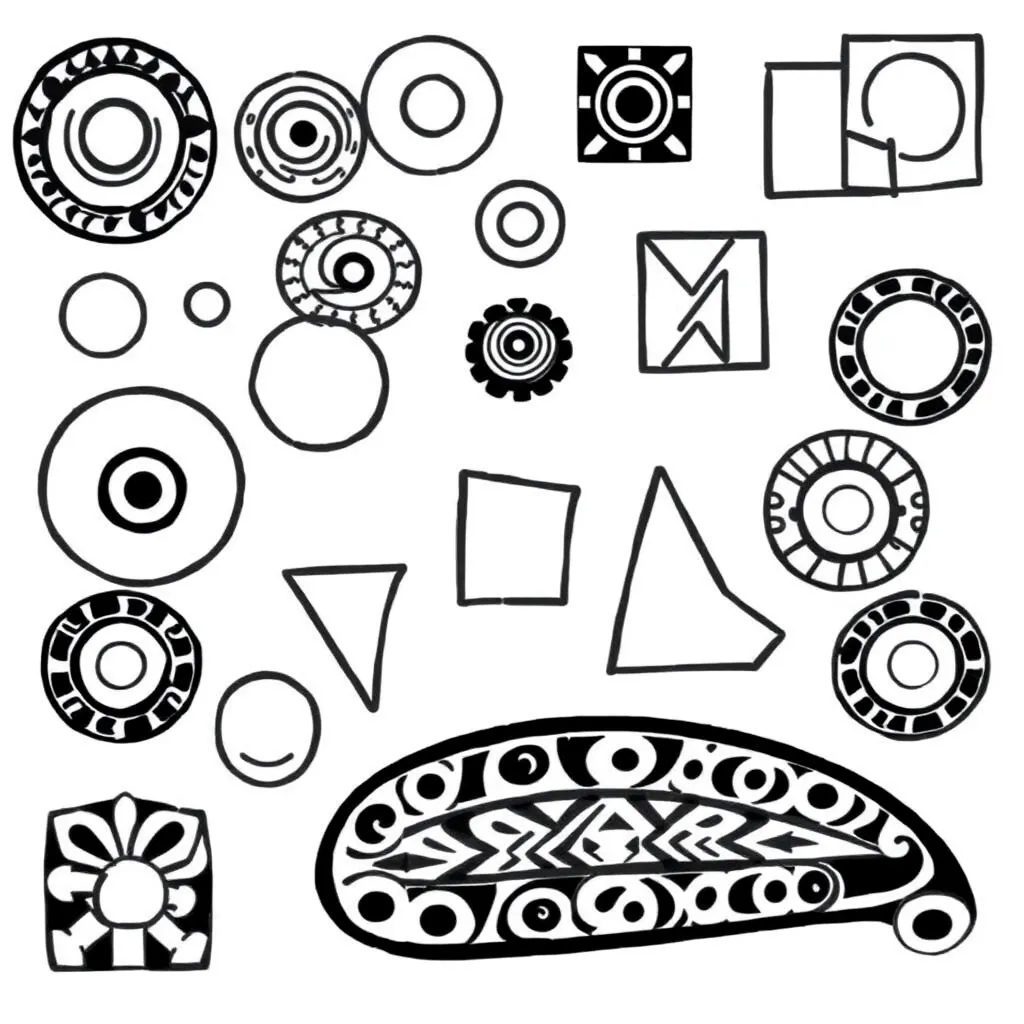 Children exploring shapes and sizes