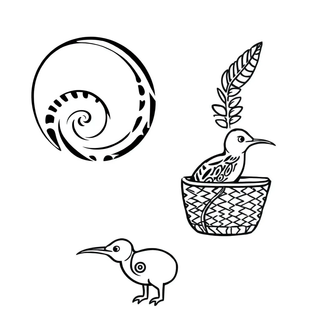 Dice and coins illustration