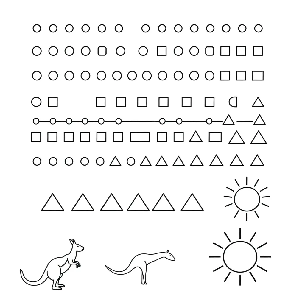 Geometric patterns illustration