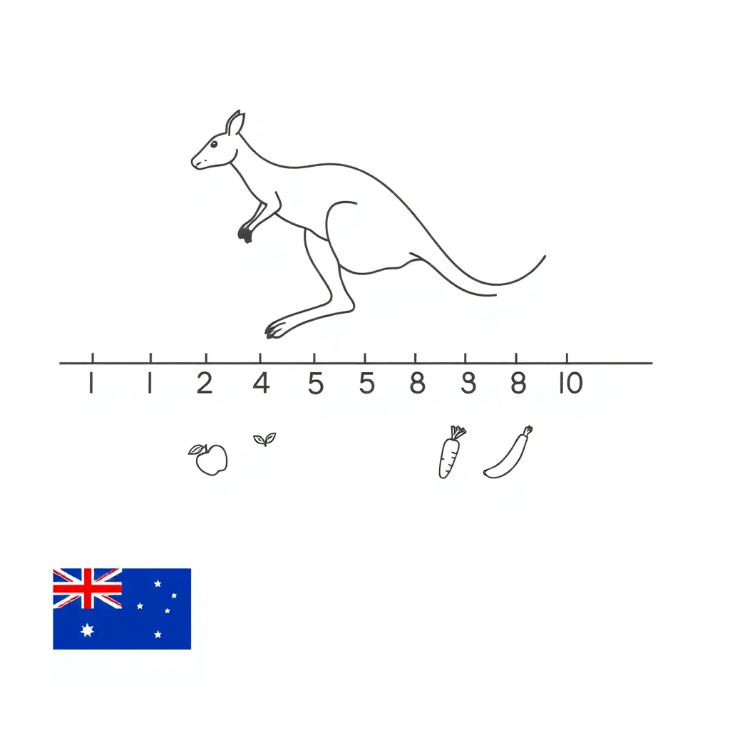 Input-output table illustration