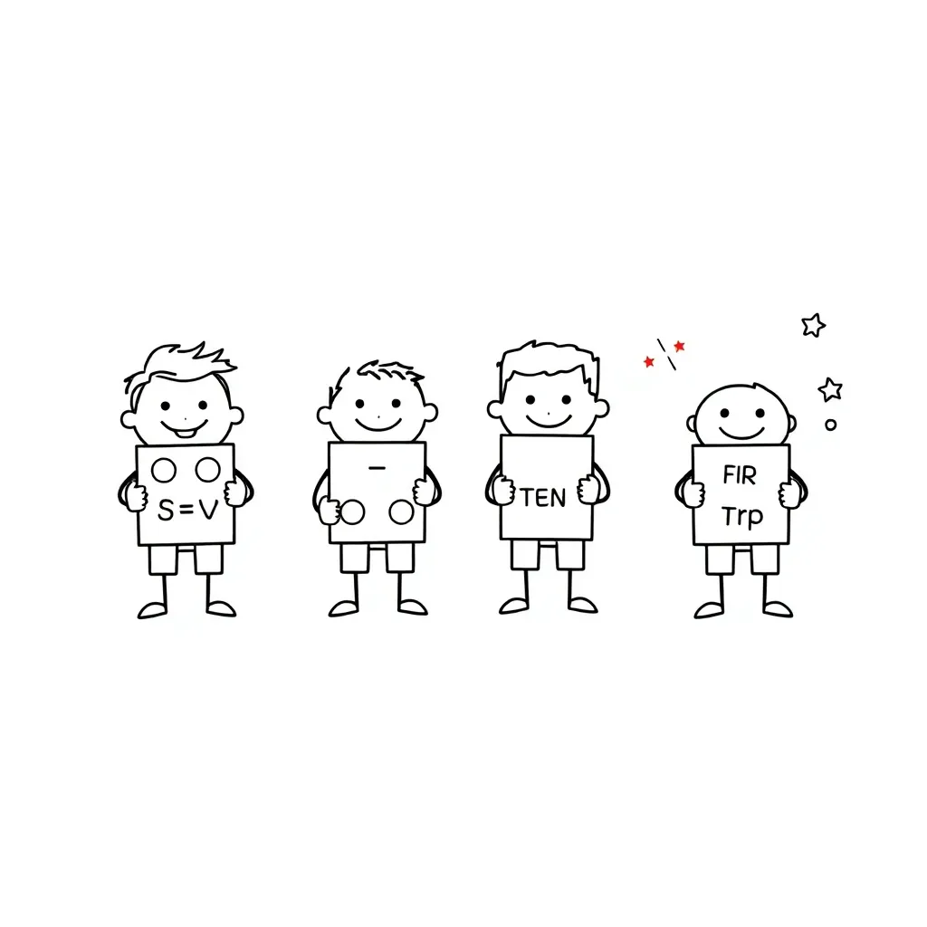 Base ten blocks and regrouping illustration