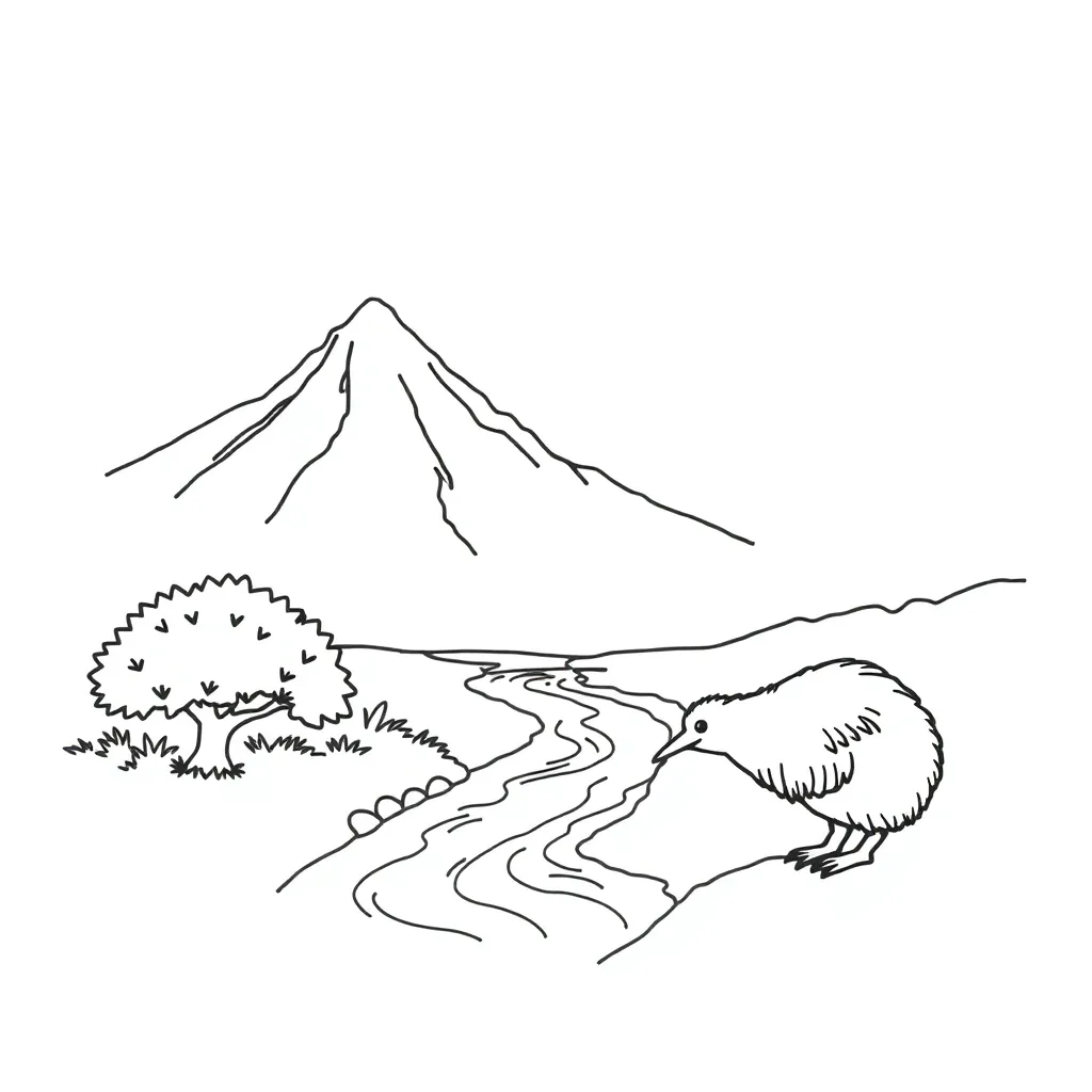 Diamond-shaped poem illustration
