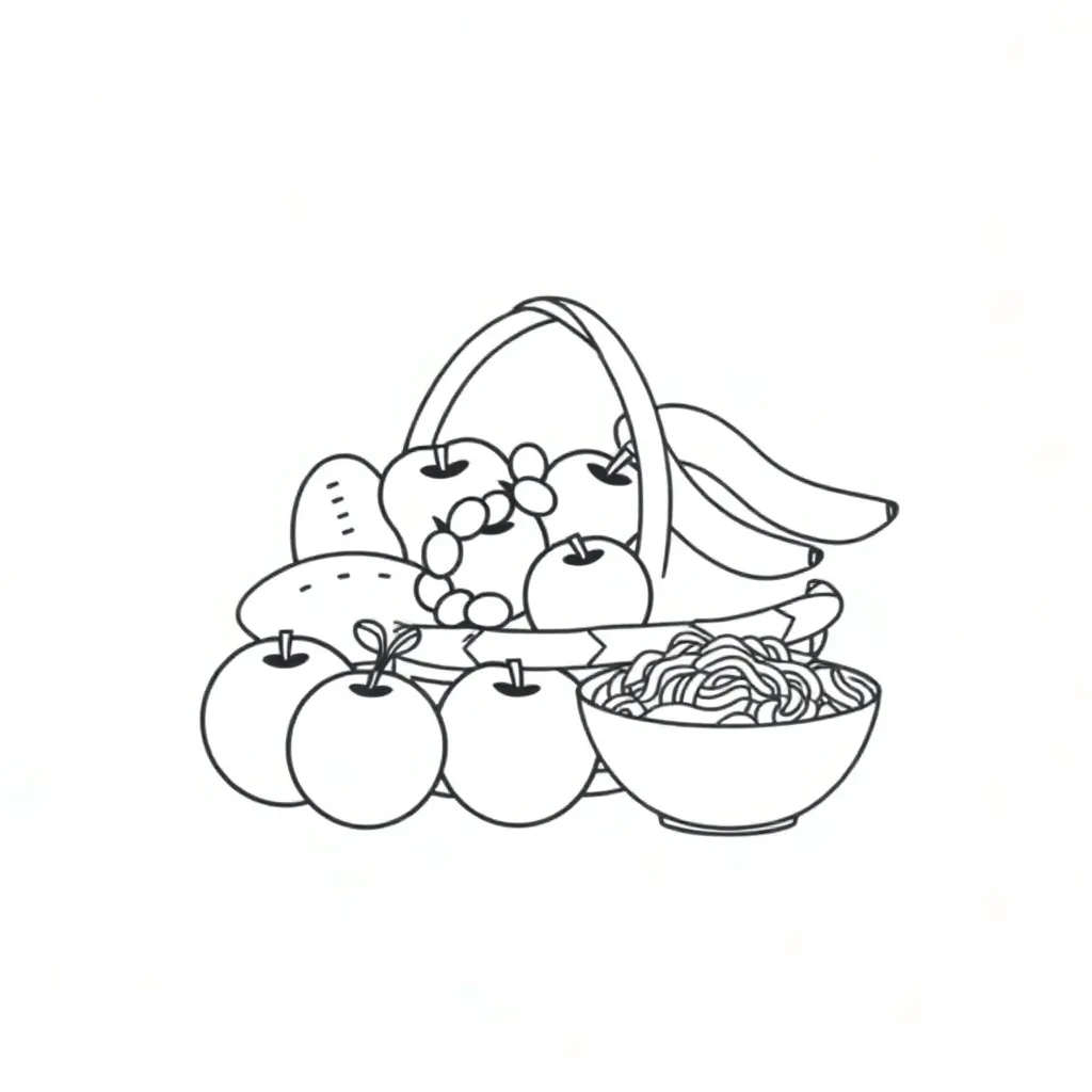Carbohydrate molecules illustration