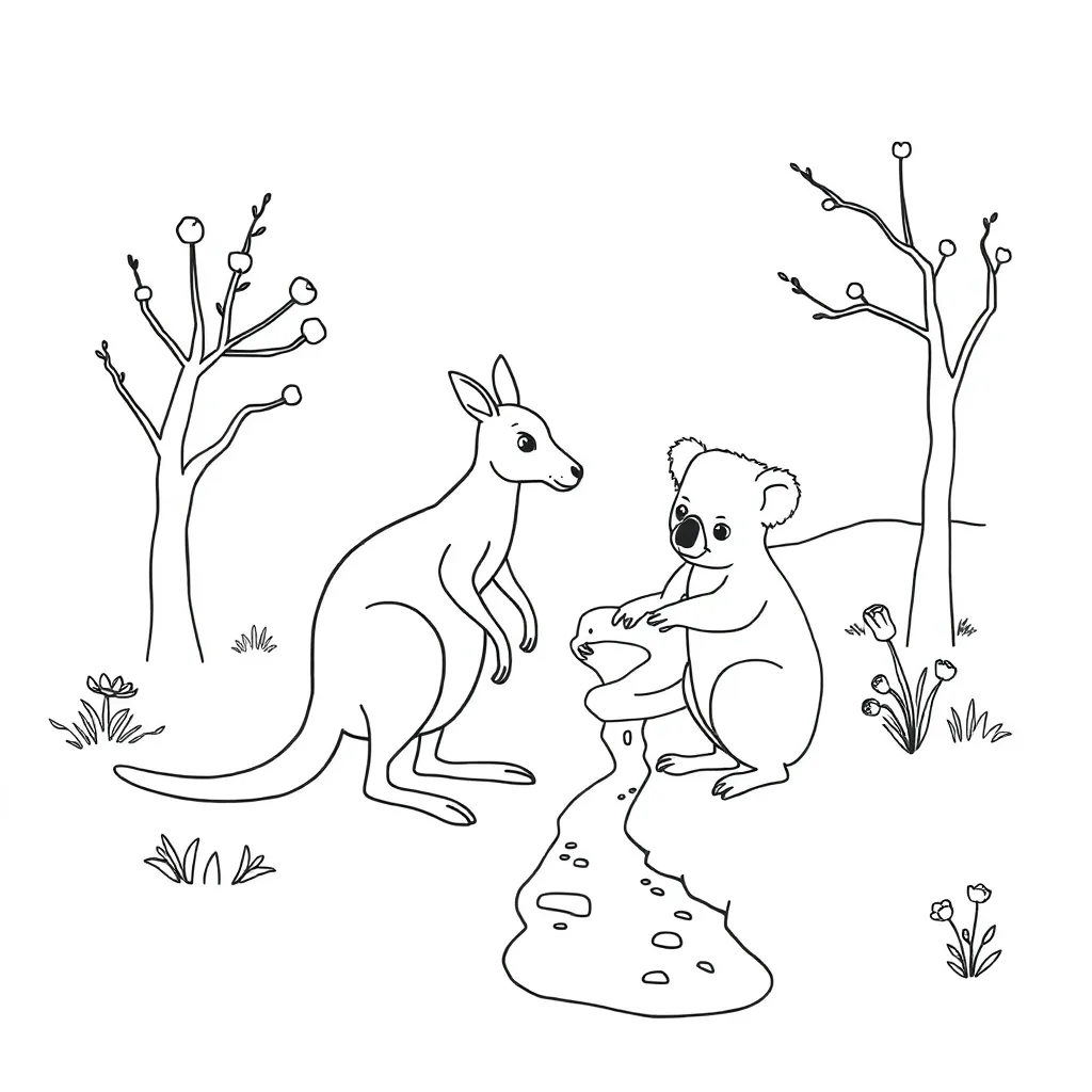 Science experiment illustration
