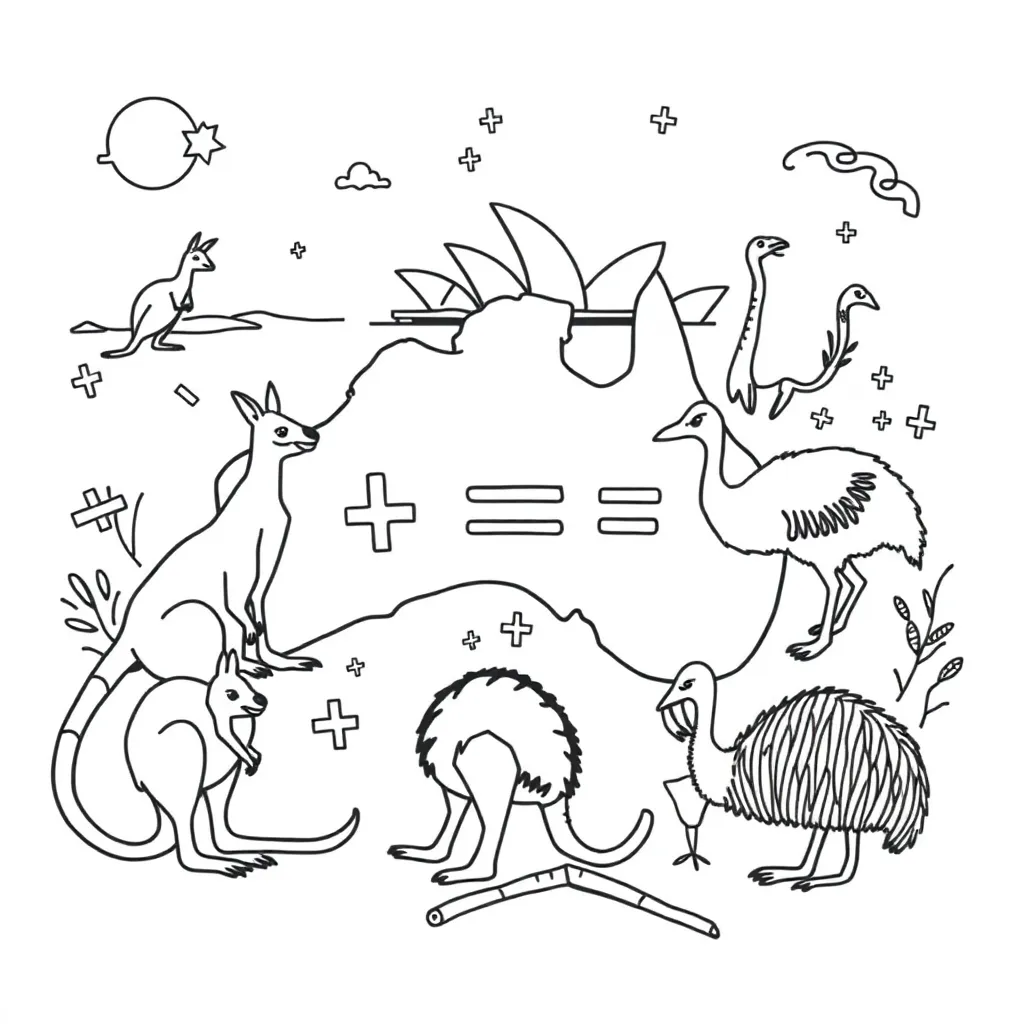 Calculator and decimal numbers illustration