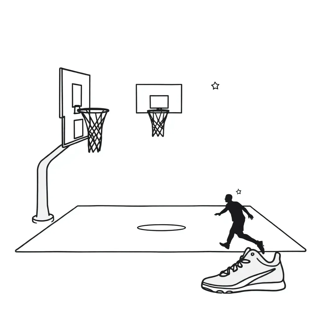 Kobe Bryant basketball illustration