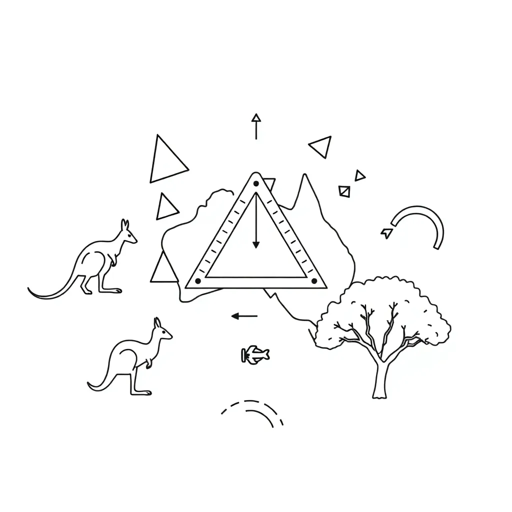 Geometric patterns and angles illustration
