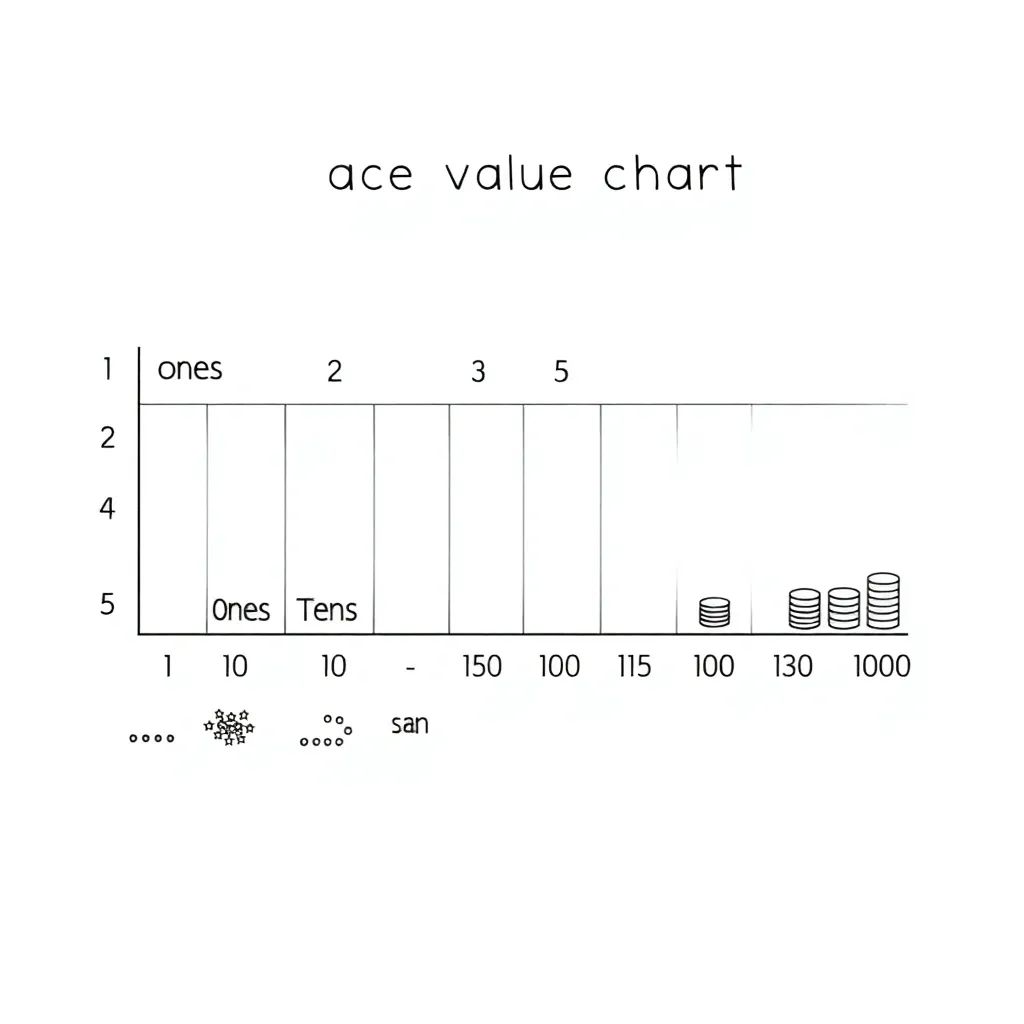 Place value chart illustration