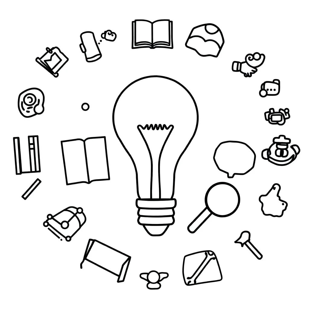 Student reading and identifying main ideas